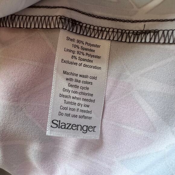 Slazenger Multicolored Geometric Print Active Golf/Tennis Skort Size: 8 - Picture 8 of 13